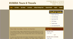 Desktop Screenshot of kuberatravels.com