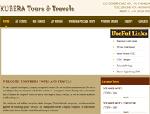 Tablet Screenshot of kuberatravels.com